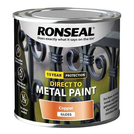RONSEAL DIRECT TO METAL COPPER GLOSS 250ML