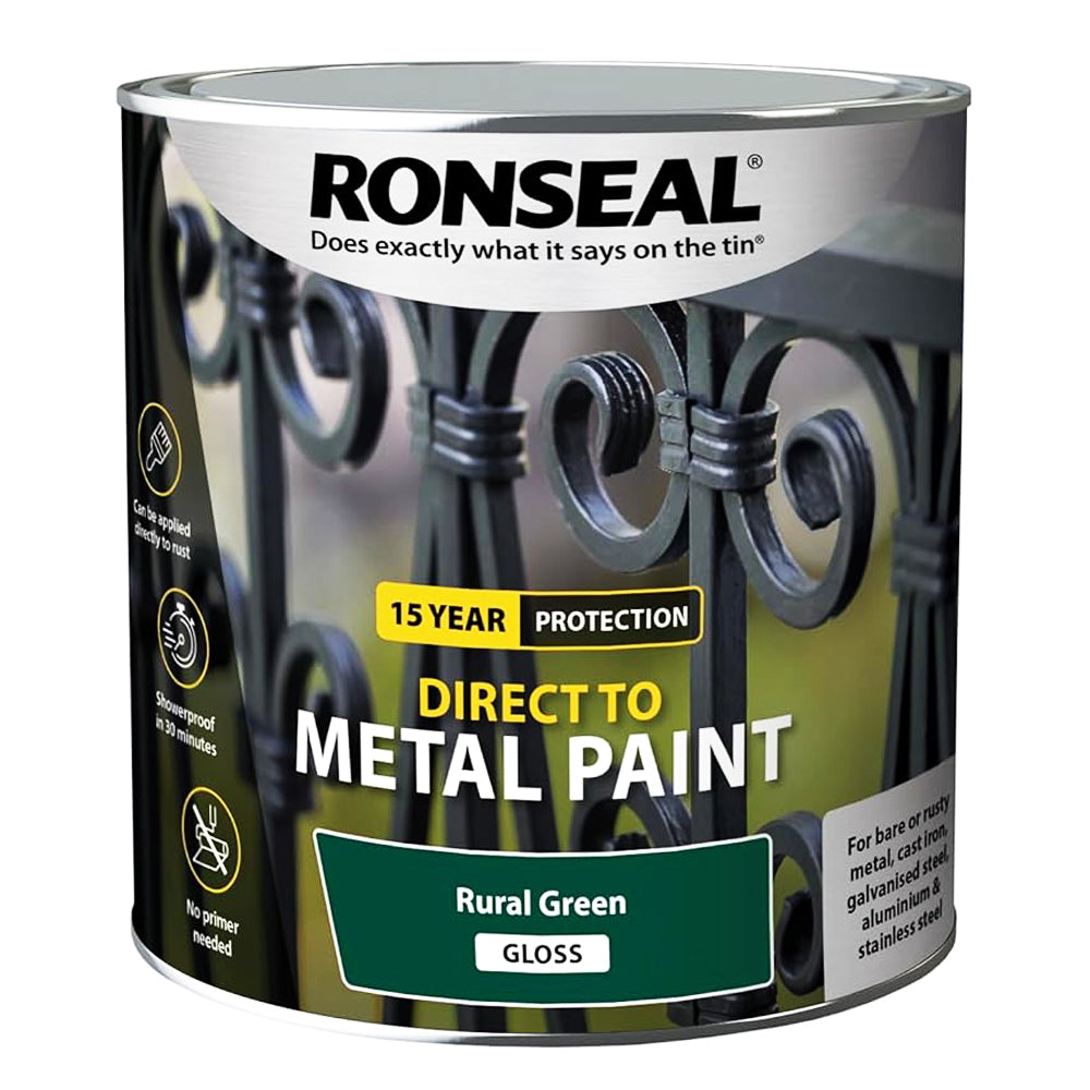 RONSEAL DIRECT TO METAL RURAL GREEN GLOSS 2.5L