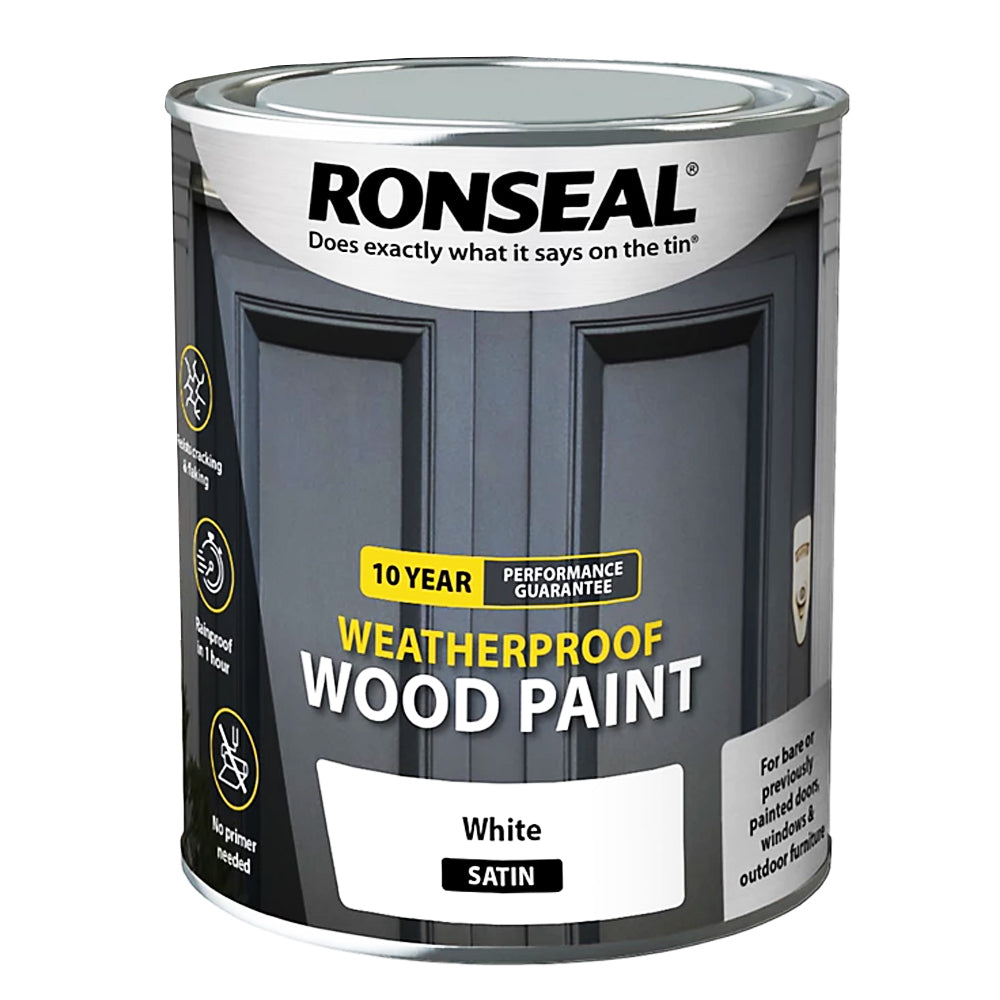 RONSEAL DIRECT TO METAL WHITE SATIN 750ML