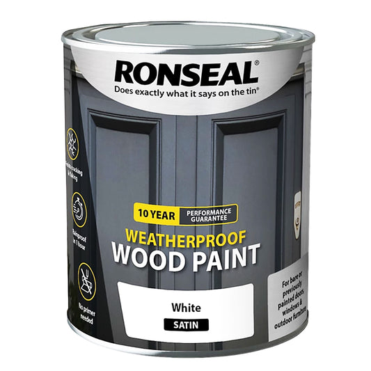 RONSEAL DIRECT TO METAL WHITE SATIN 750ML