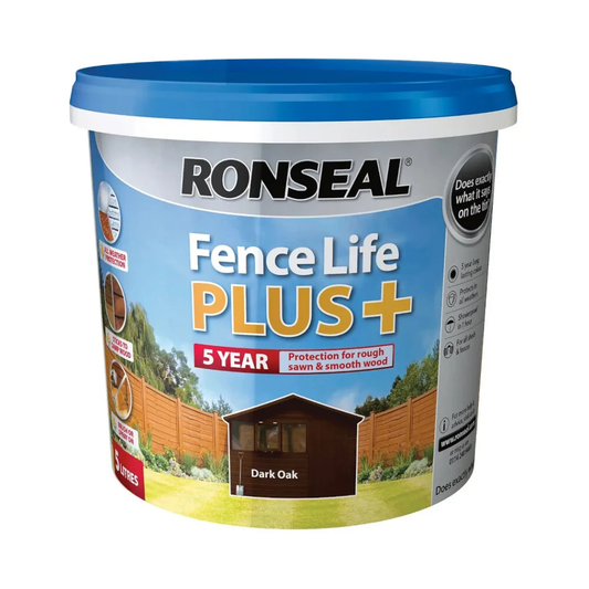 RONSEAL FENCELIFE - DARK OAK 5LT