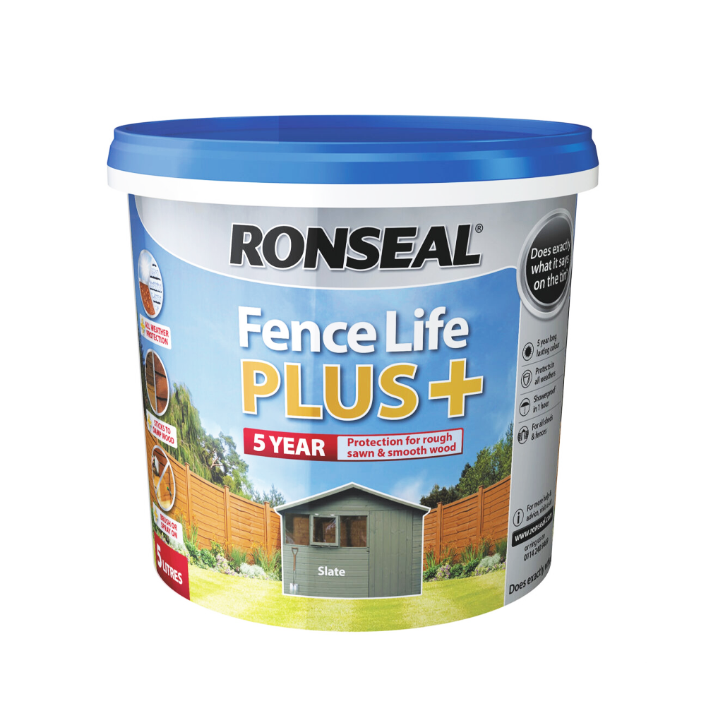 RONSEAL FENCELIFE PLUS SLATE 5L