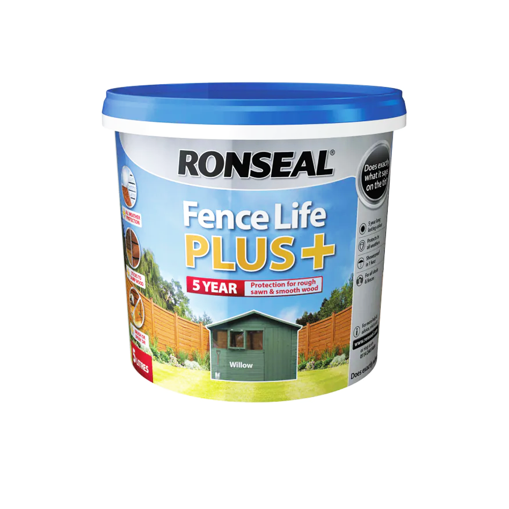 RONSEAL FENCELIFE PLUS + WILLOW 5LT