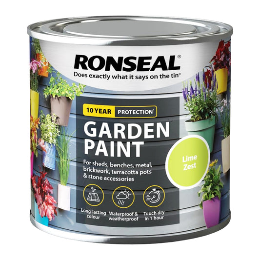 RONSEAL GARDEN PAINT LIME ZEST 250ML