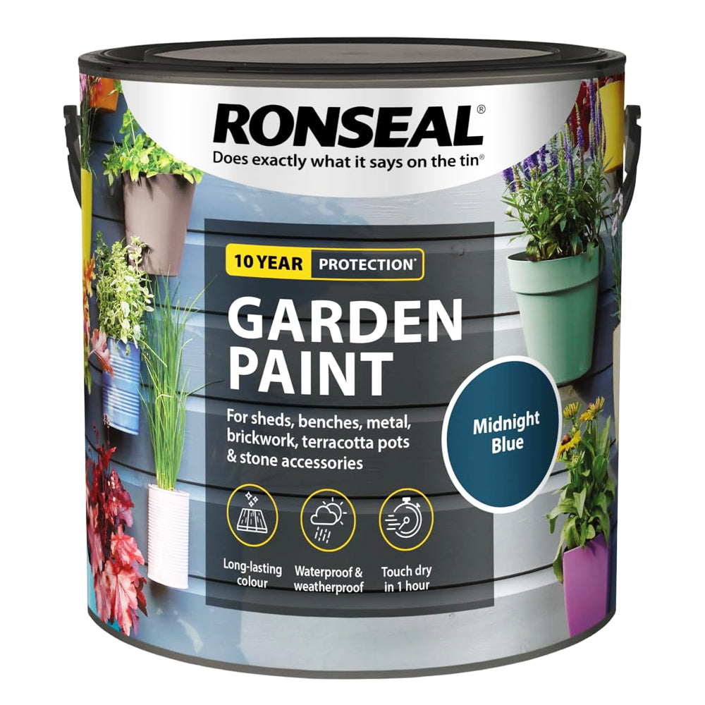 RONSEAL GARDEN PAINT MIDNIGHT BLUE 2.5L