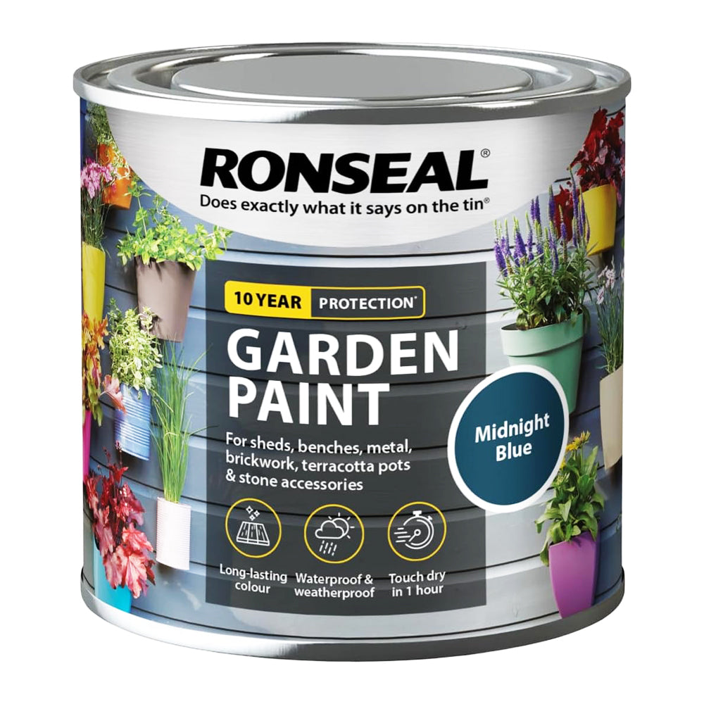 RONSEAL GARDEN PAINT MIDNIGHT BLUE 250ML