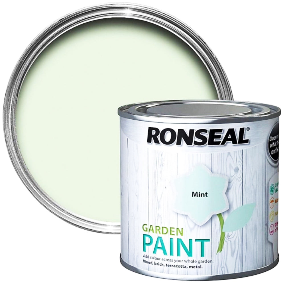 RONSEAL GARDEN PAINT MINT 750ML