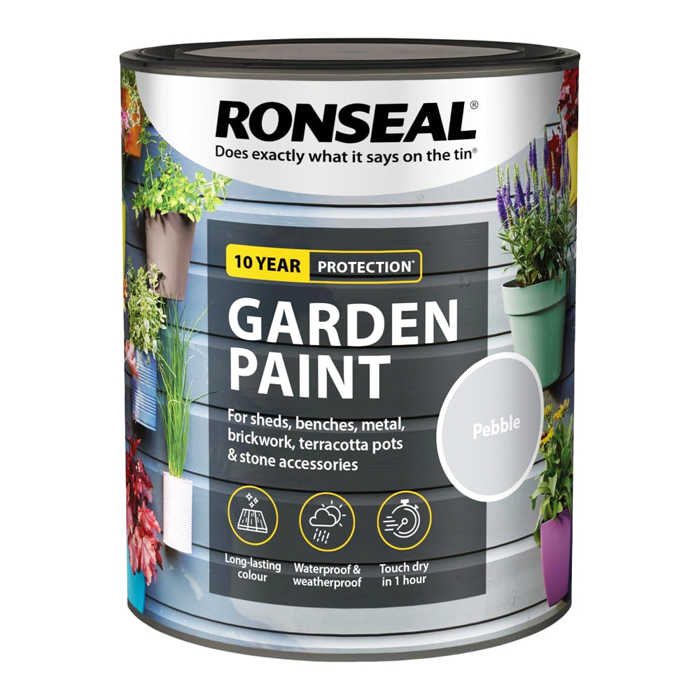 RONSEAL GARDEN PAINT PEBBLE 750ML