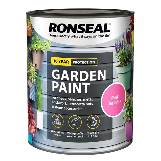RONSEAL GARDEN PAINT PINK JASMINE 750ML