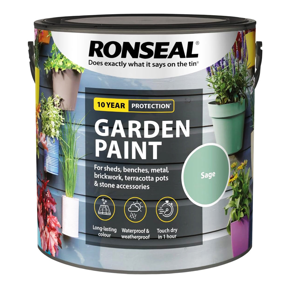 RONSEAL GARDEN PAINT SAGE 750ML
