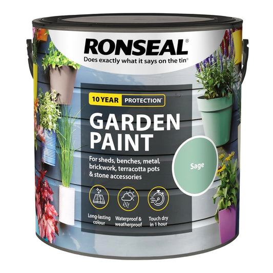 RONSEAL GARDEN PAINT SAGE 750ML