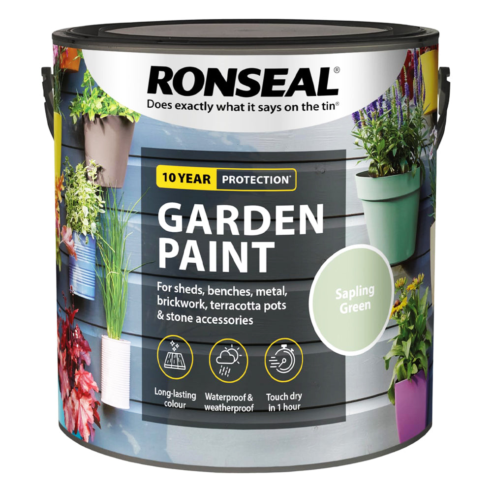 RONSEAL GARDEN PAINT SAPLING GREEN 2.5L