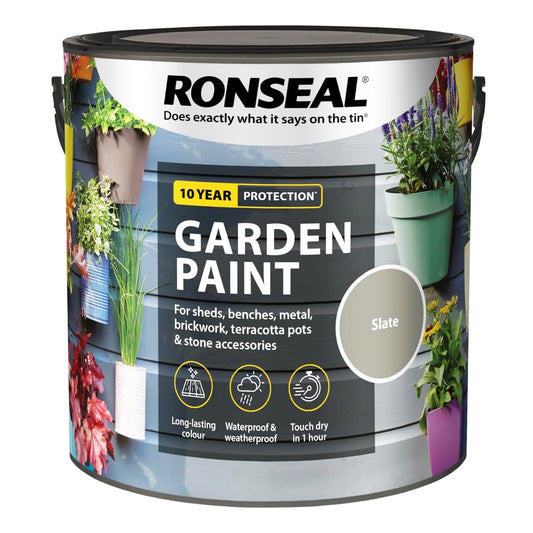 RONSEAL GARDEN PAINT SLATE 2.5LT