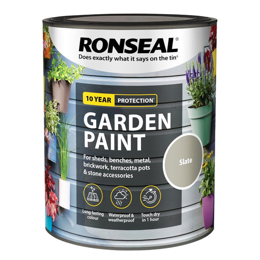 RONSEAL GARDEN PAINT SLATE 750ML