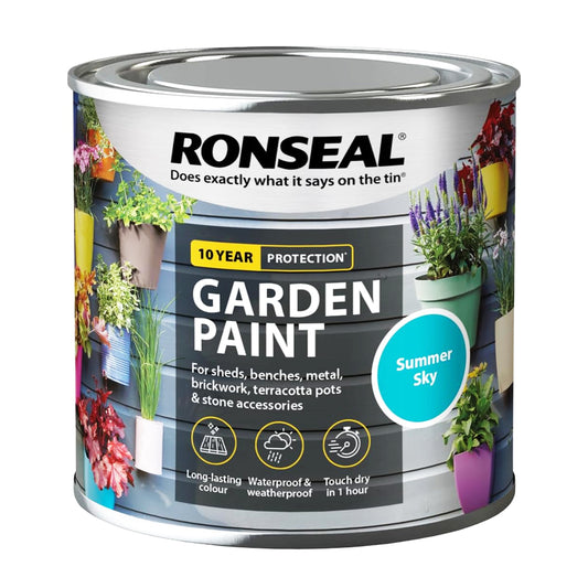 RONSEAL GARDEN PAINT SUMMER SKY 250ML