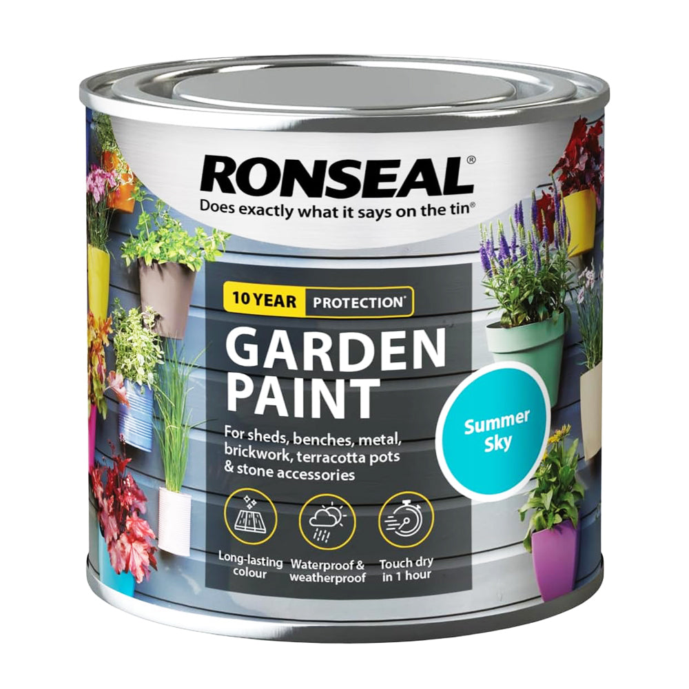 RONSEAL GARDEN PAINT SUMMER SKY 250ML