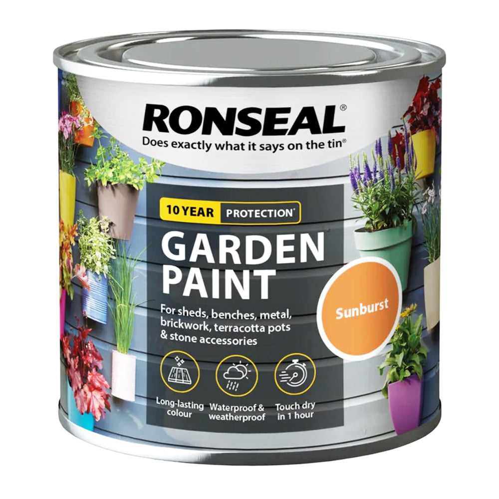 RONSEAL GARDEN PAINT SUN BURST 750ML