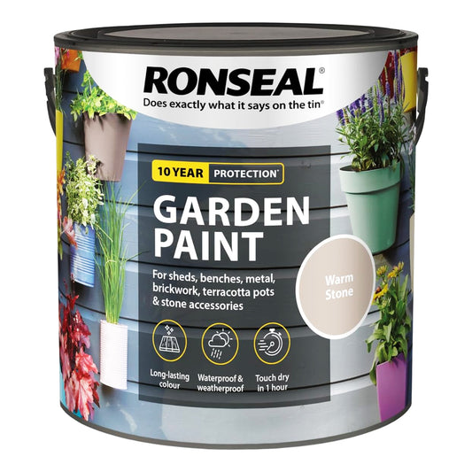 RONSEAL GARDEN PAINT WARM STONE 2.5LT