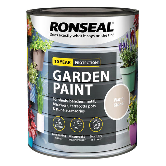 RONSEAL GARDEN PAINT WARM STONE 750ML