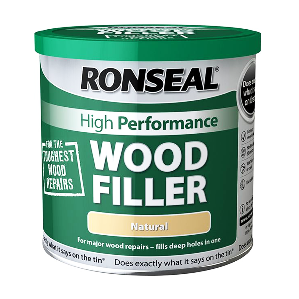 RONSEAL HIGH PERFORMANCE WOOD FILLER NATURAL 550GM