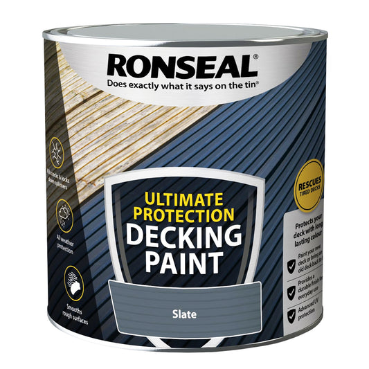 RONSEAL ULTIMATE PROTECTION DECKING PAINT SLATE 2.5L