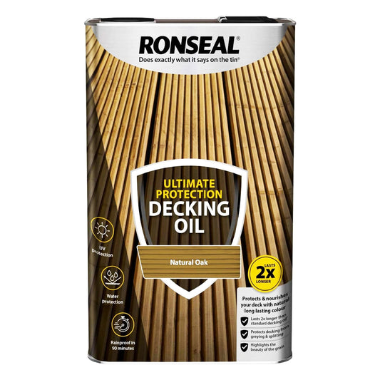 RO ULTIMATE DECKING OIL NAT OAK 5.0LT