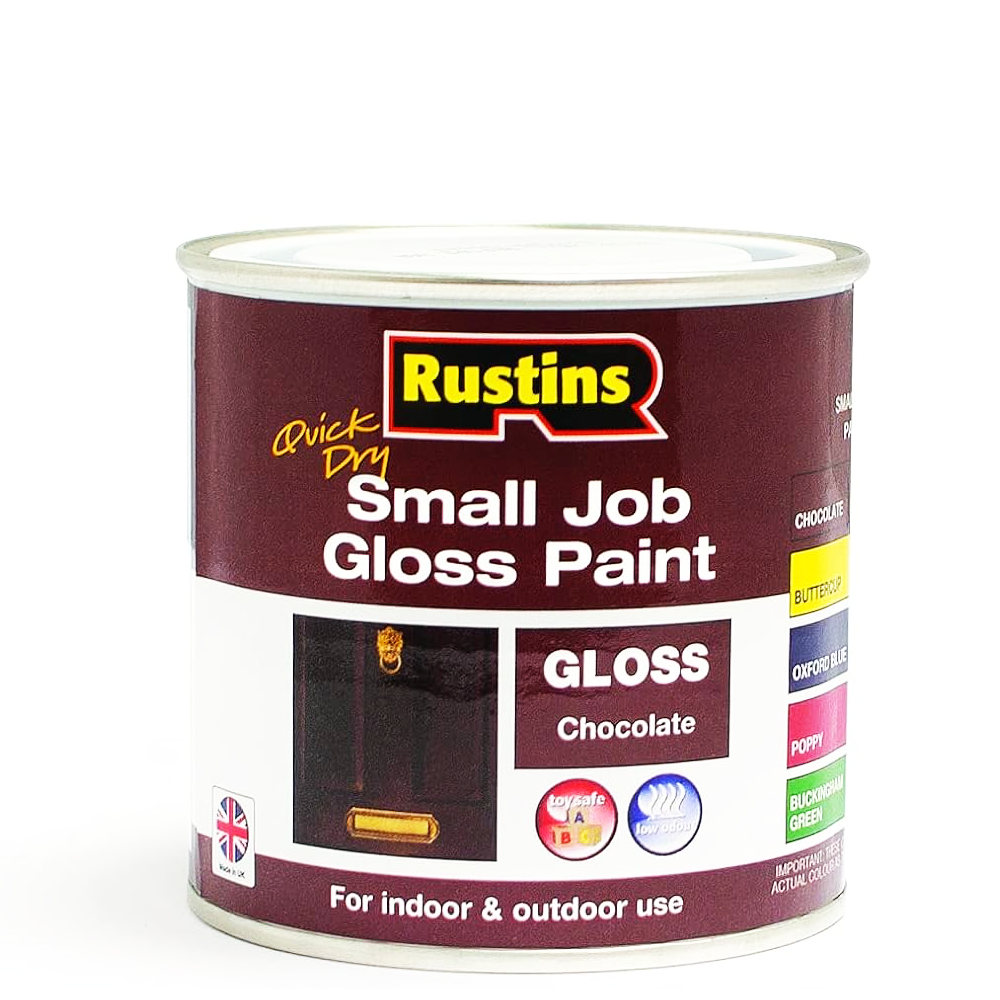 RU SMALL JOB GLOSS PAINT CHOCOLATE .25L