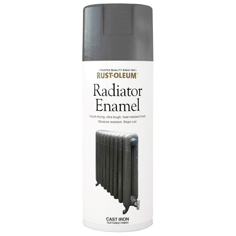 RUST-OLEUM RADIATOR ENAMEL CAST IRON TEXTURED 400ML