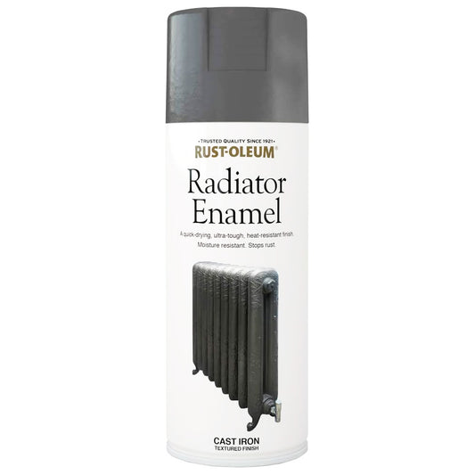 RUST-OLEUM RADIATOR ENAMEL CAST IRON TEXTURED 400ML