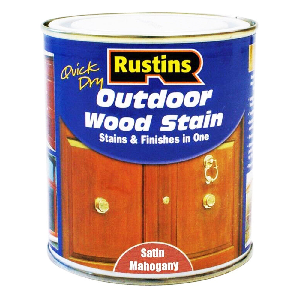 RUSTINS Q.D EXTERIOR WOODSTAIN MAHOGANY 1L