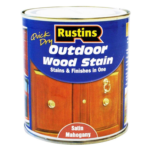 RUSTINS Q.D EXTERIOR WOODSTAIN MAHOGANY 1L