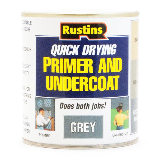 RUSTINS Q.D GREY PRIMER UNDERCOAT 500ML