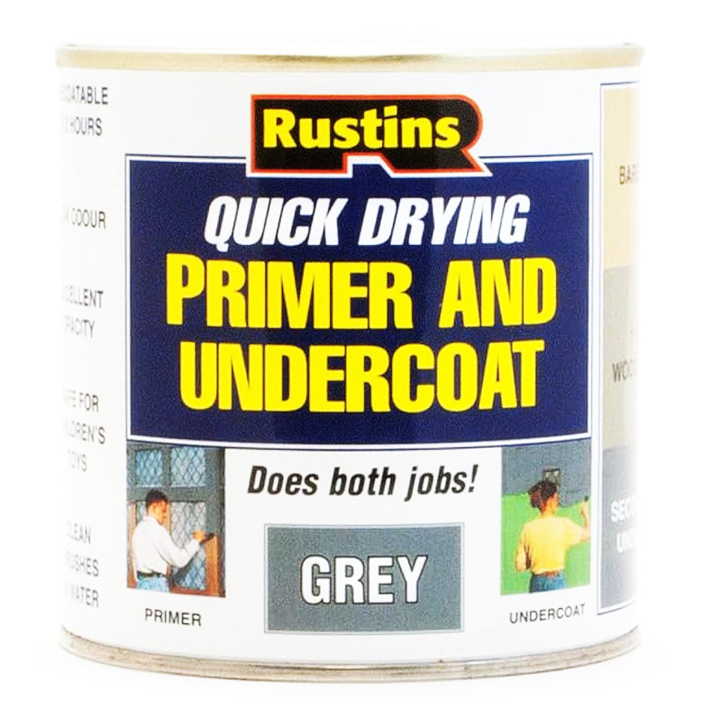 RUSTINS Q.D GREY PRIMER UNDERCOAT 250ML