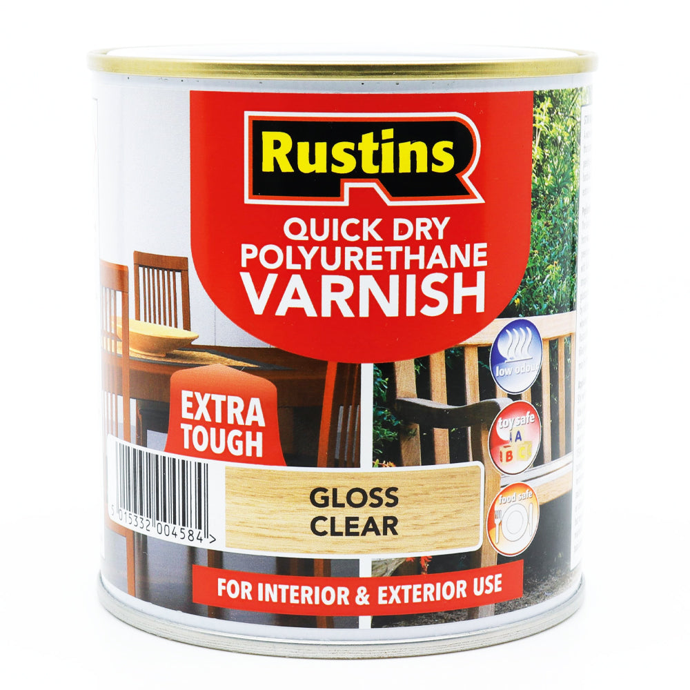 RUSTINS Q.D VARNISH GLOSS CLEAR 5L