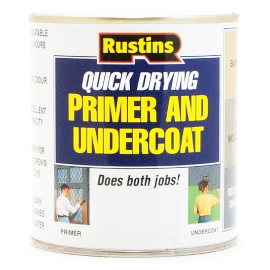 RUSTINS Q.D WHITE PRIMER UNDERCOAT 500ML