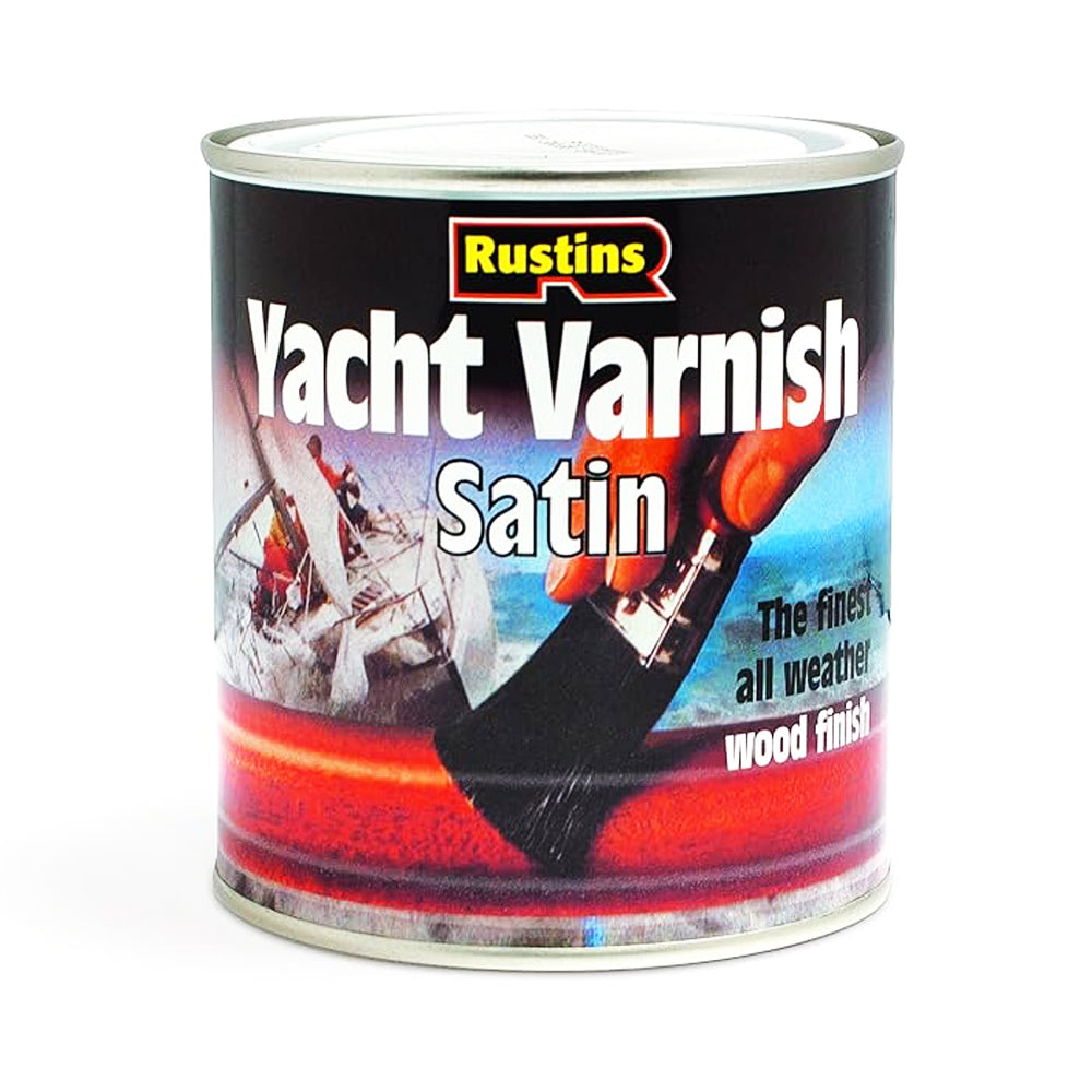 RUSTINS YACHT VARNISH SATIN CLEAR 2.5L