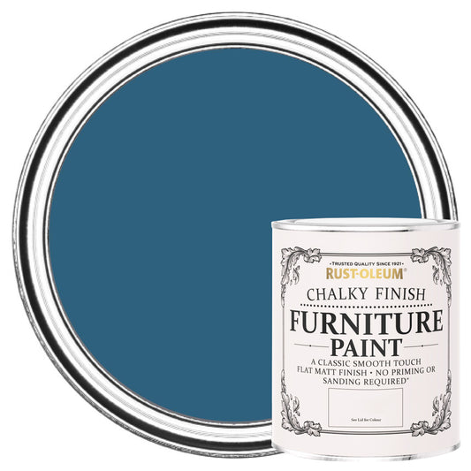 RUSTOLEUM CHALKY FURNITURE PAINT COBALT 125ML