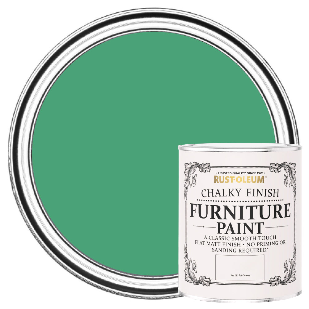 RUSTOLEUM CHALKY FURNITURE PAINT EMERALD 750ML