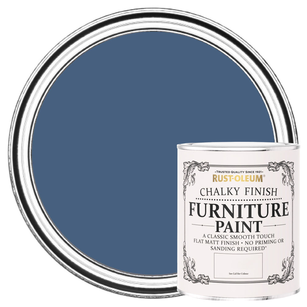 RUSTOLEUM CHALKY PAINT INK BLUE 750ML