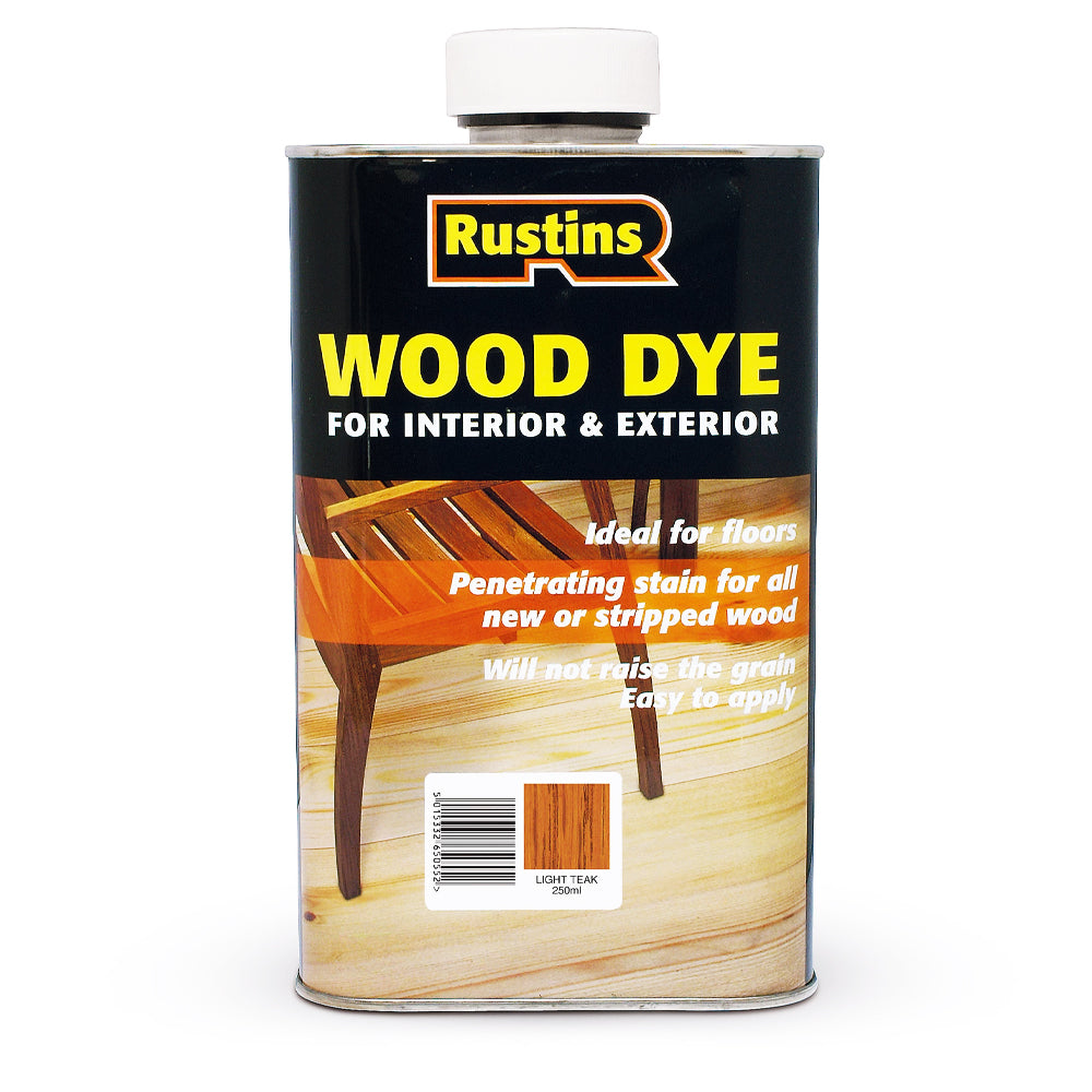 RU WOOD DYE LIGHT TEAK .25L