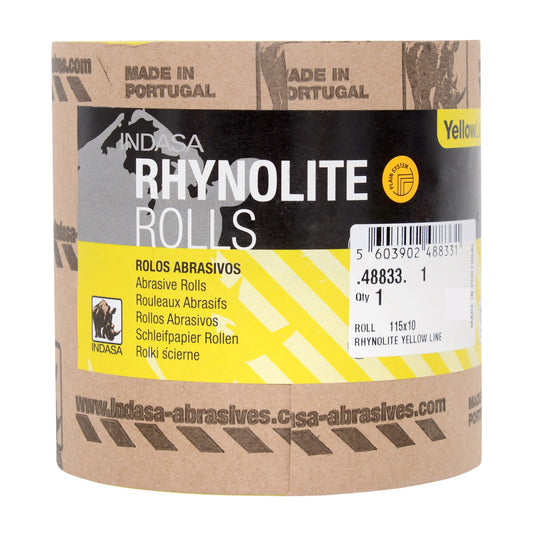 INDASA RHYNOLITE YELLOW LINE P80 115mm x 5m