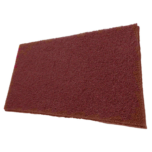SA 152X229 ABRASIVE HANDPAD MAROON
