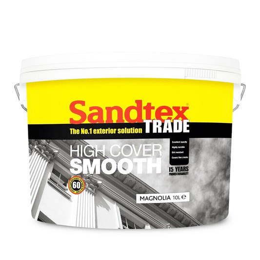 SANDTEX HIGH COVER SMOOTH MAGNOLIA 10LT