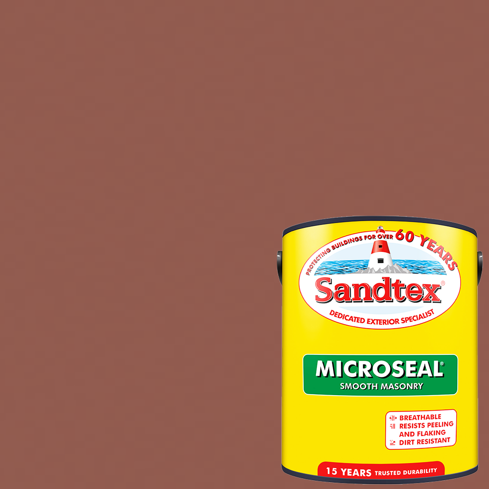 SANDTEX MICROSEAL SMOOTH MASONRY BRICK RED 1L
