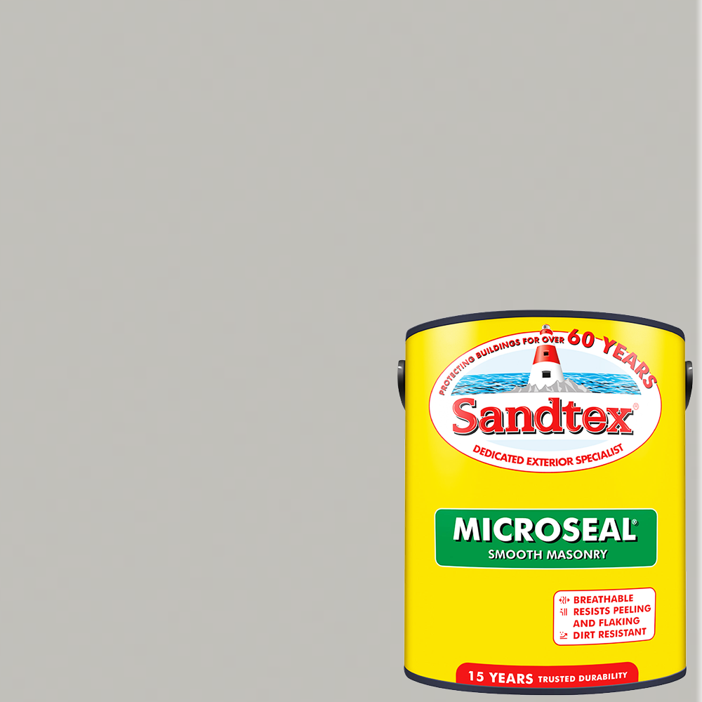 SANDTEX MICROSEAL SMOOTH MASONRY LIGHT GREY 5L