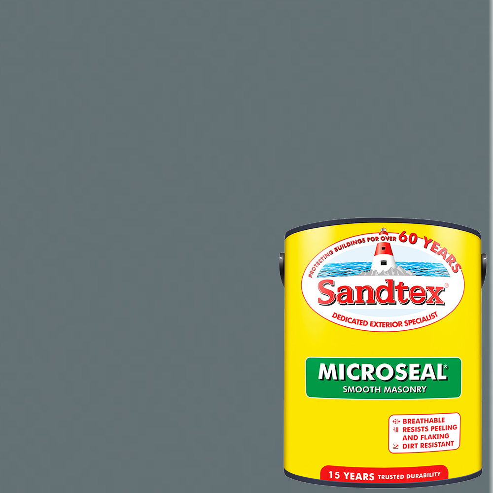 SANDTEX MICROSEAL SMOOTH MASONRY SLATE GREY 5L