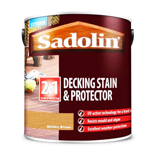 SD DECKING STAIN & PROT GOLDEN BROWN 2.5L