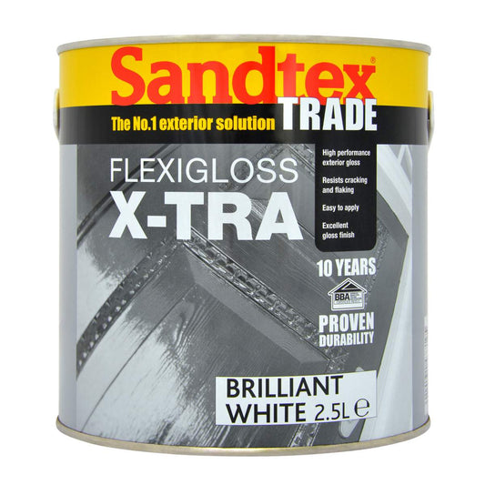 SANDTEX FELXIGLOSS X-TRA BRILLIANT WHITE 2.5L