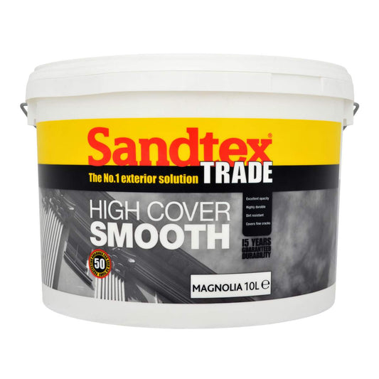SANDTEX HIGH COVER SMOOTH MAGNOLIA 10L