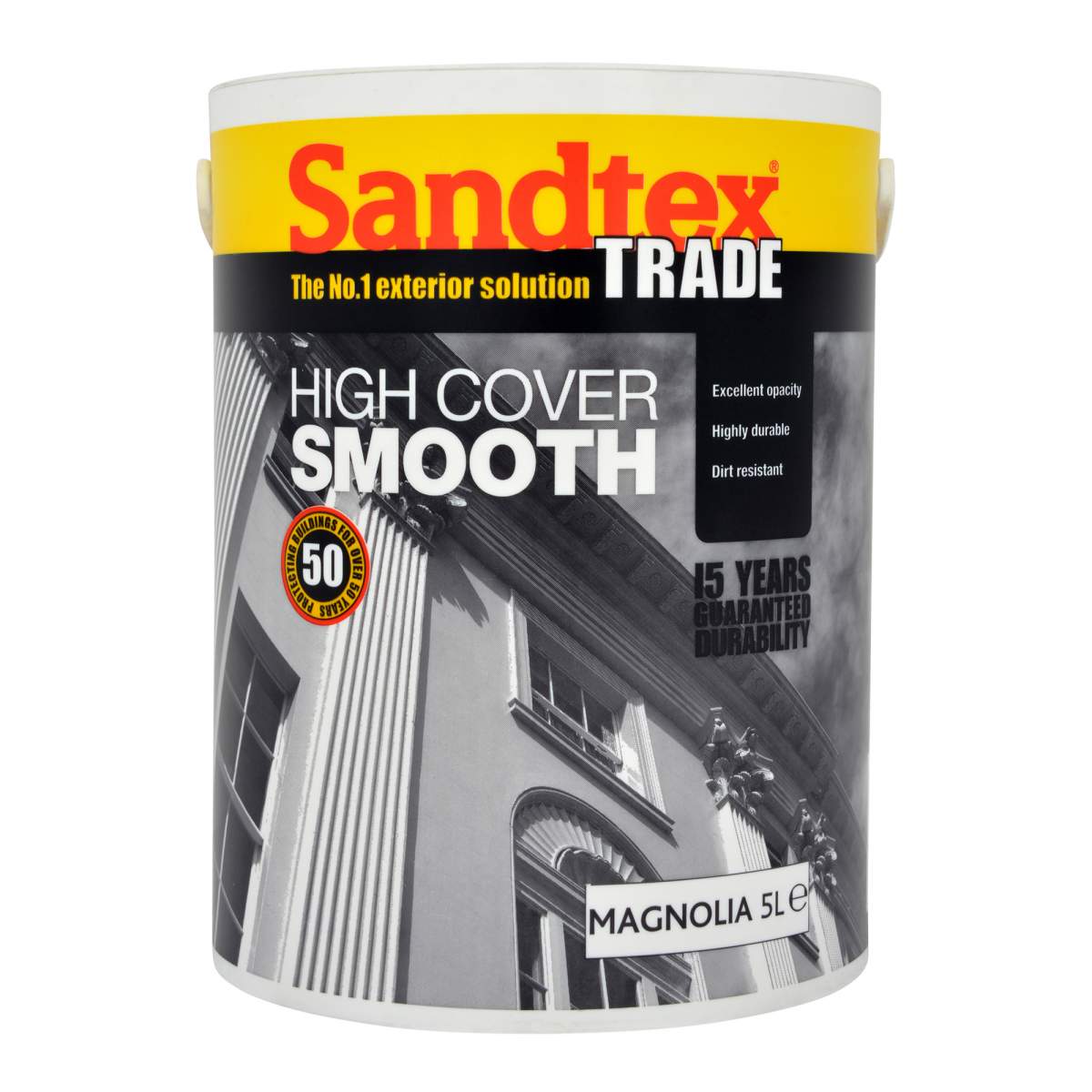 SANDTEX HIGH COVER SMOOTH MAGNOLIA 5L